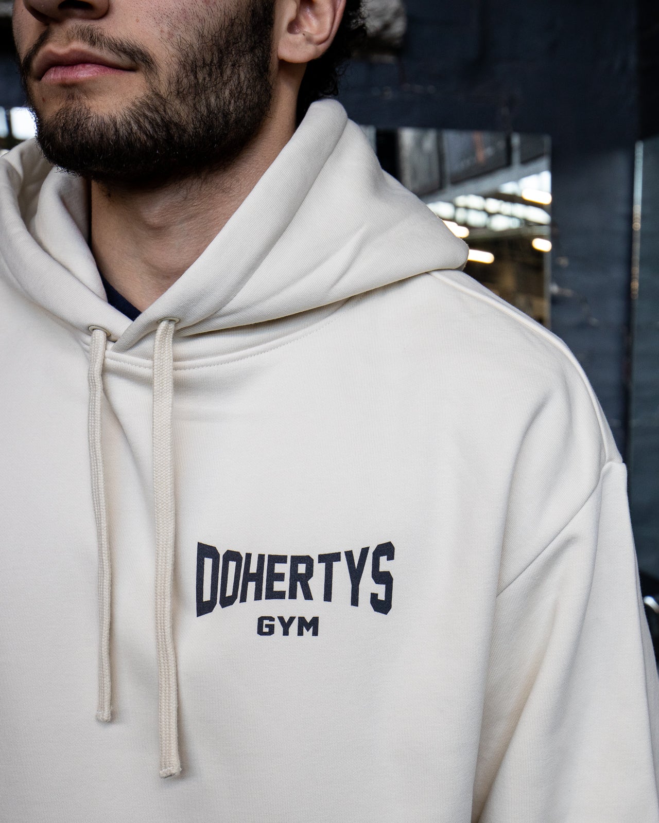 Premium Heavy Hoodie - Bone