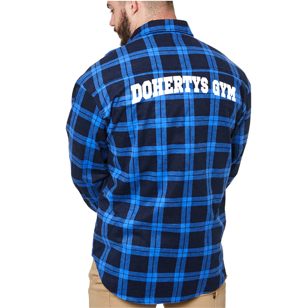 Flannelette Shirt - Royal/Navy