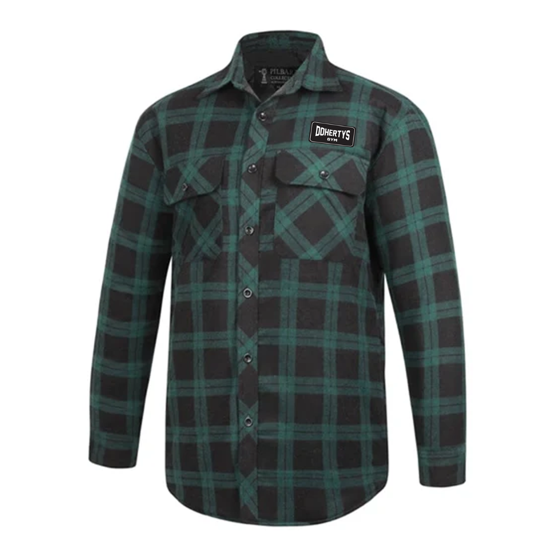Flannelette Shirt - Green/Black