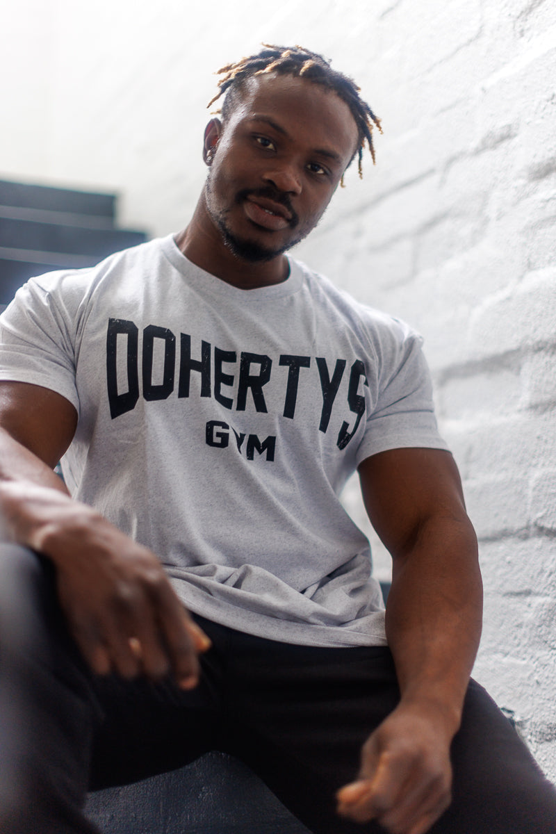 Grunge Tee - White Marle