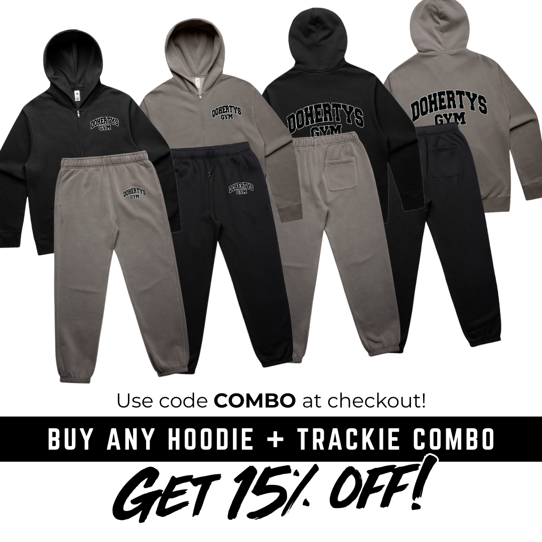 Relaxed Trackies - Faded Grey