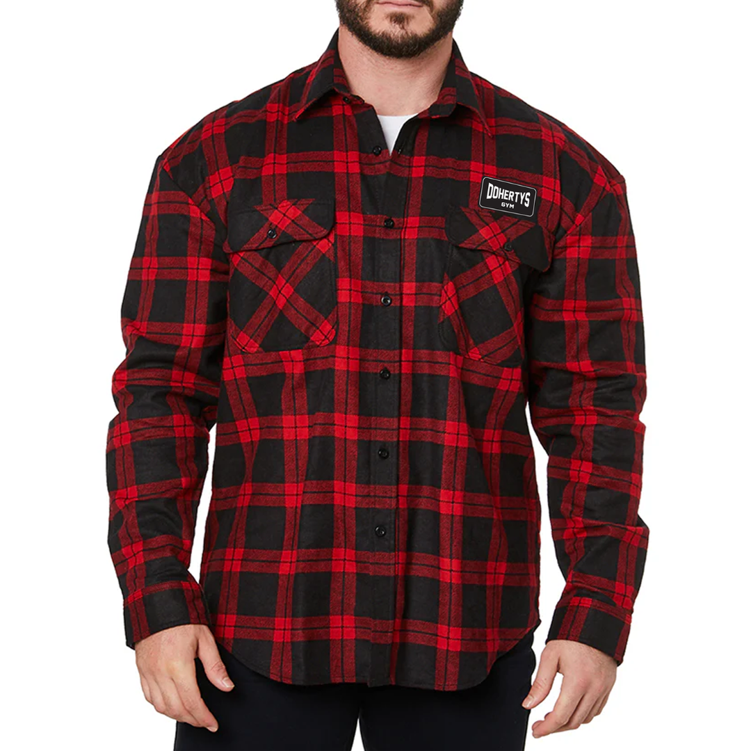 Flannelette Shirt - Red/Black