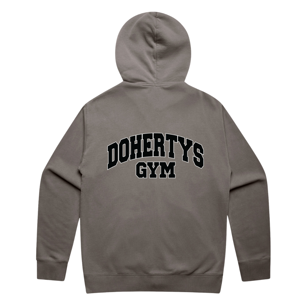 Relaxed Zip Hoodie - Faded Grey