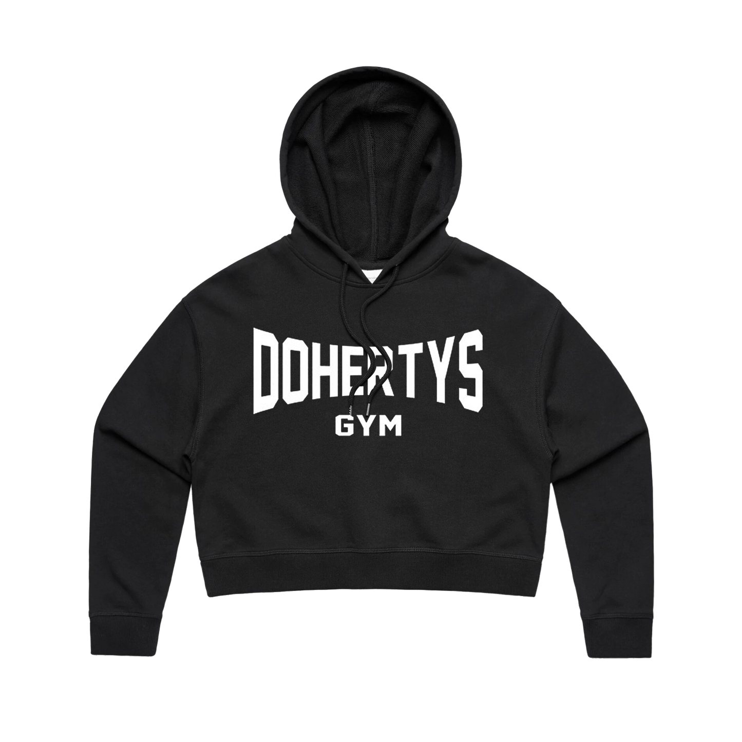 Crop Hoodie - Black