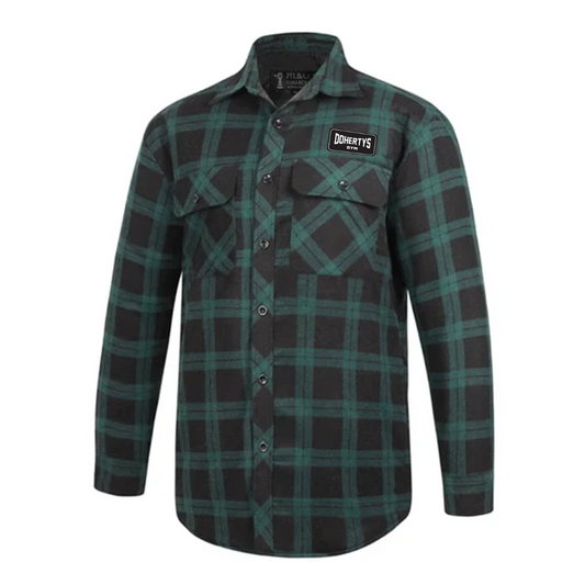 Flannelette Shirt - Green/Black