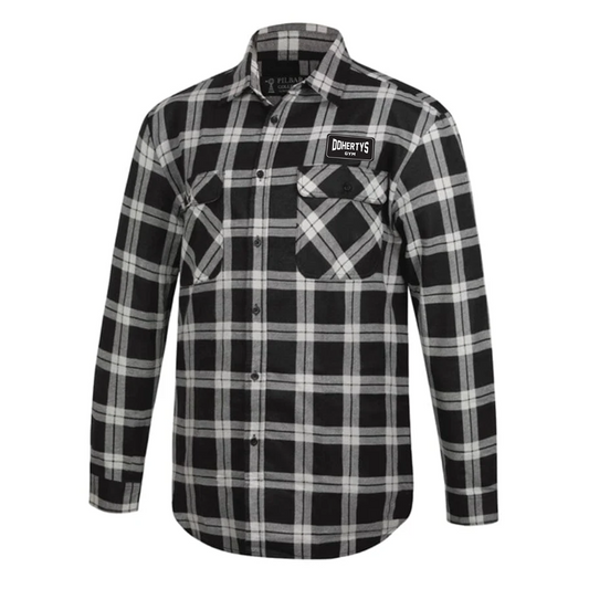 Flannelette Shirt - Grey/Black