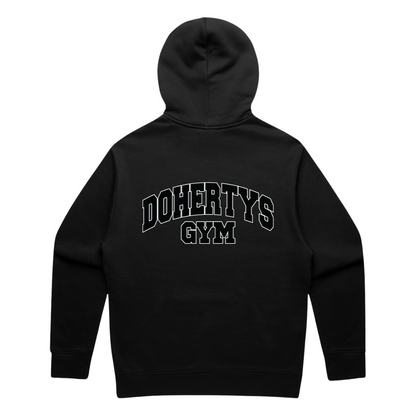 Relaxed Zip Hoodie - Black