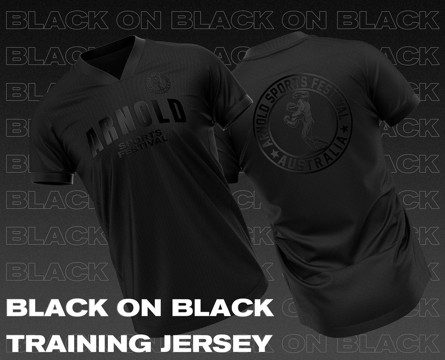 Arnold NFL Jersey - Black on Black