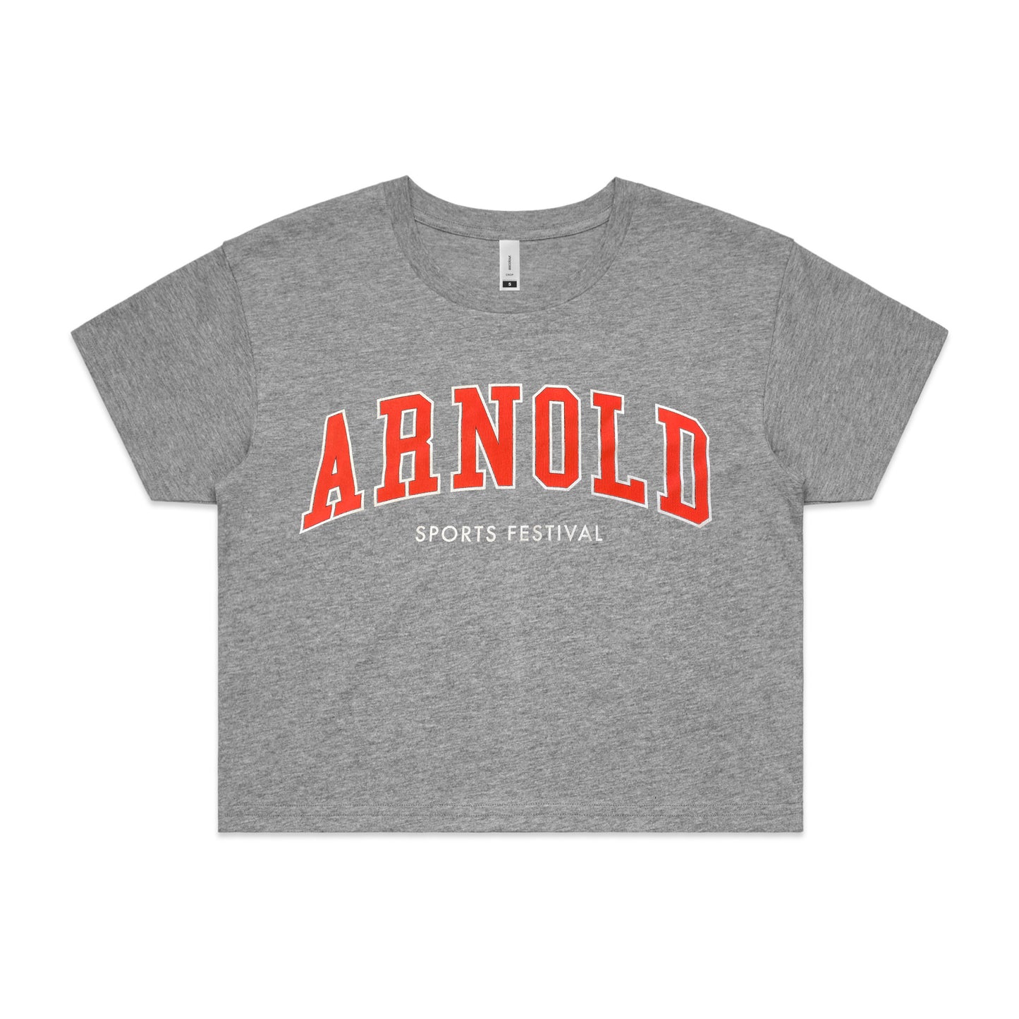 Arnold Women's Crop Tee - Grey